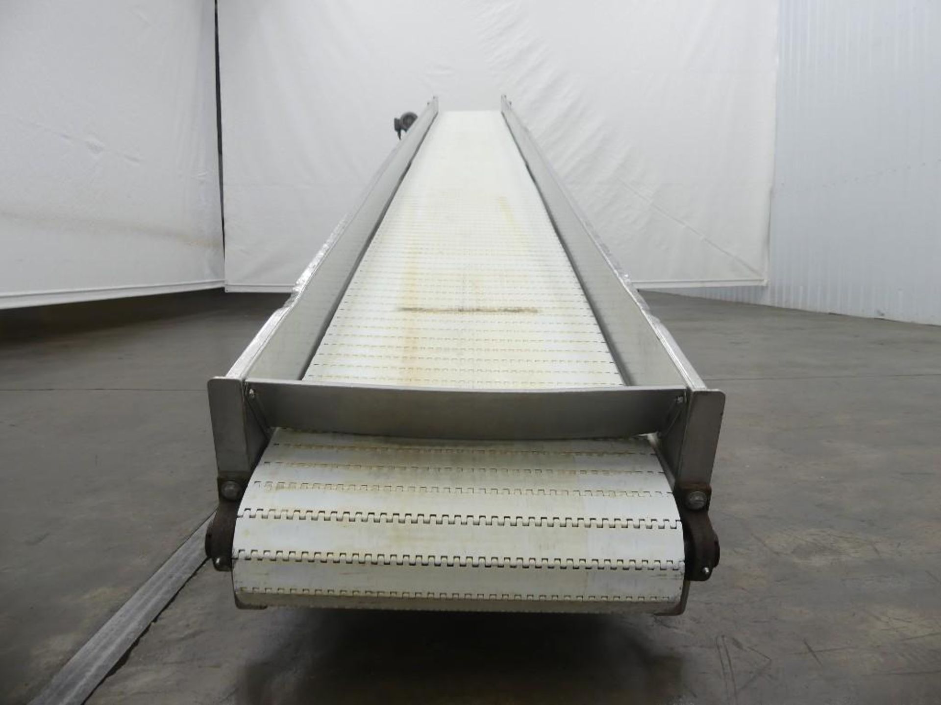 Plastic Mat Top 98" Discharge Incline Conveyor - Image 5 of 15