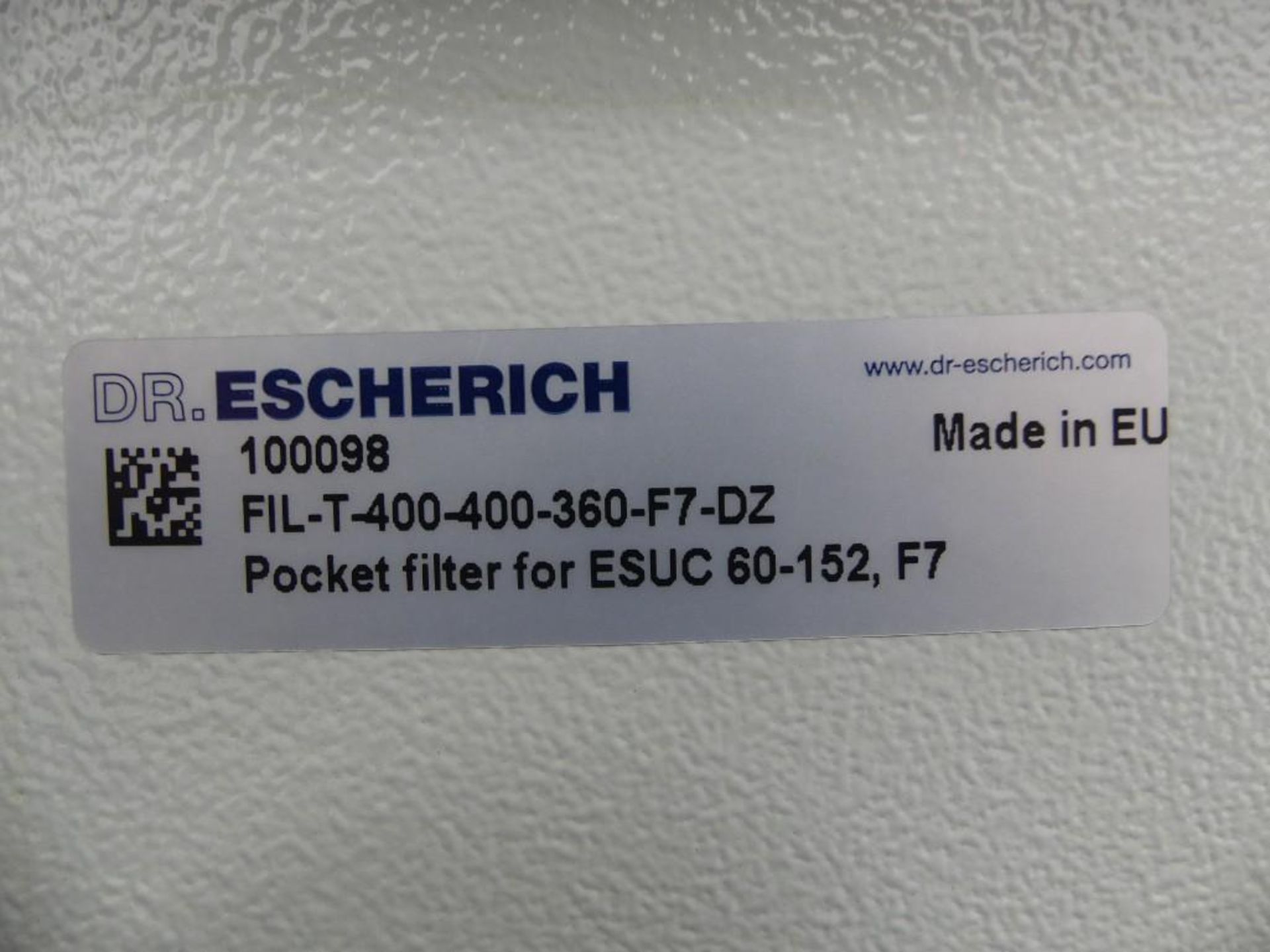 Escherich ESUC 112 Pharmaceutical Dust Collector - Image 18 of 22