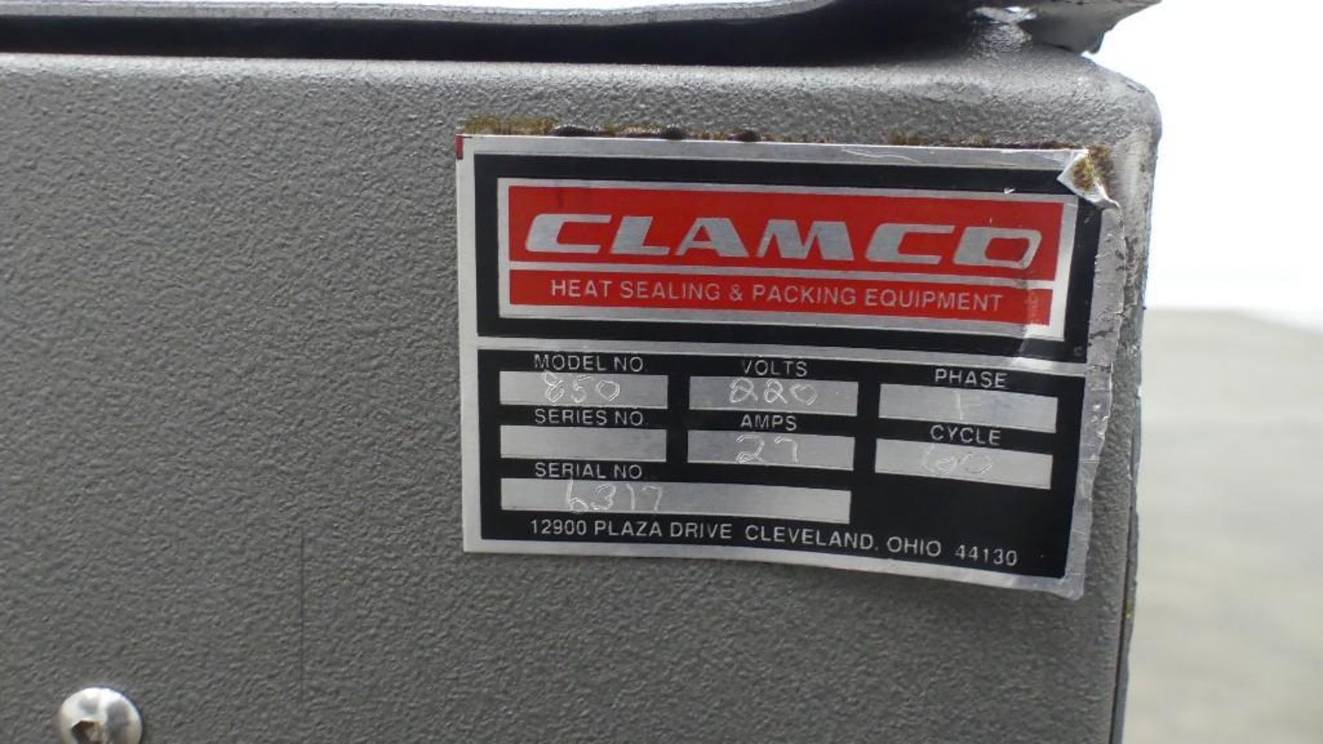 Used Clamco 850 47" L x 13.5" W x 10" H Heat Shrink Tunnel - Image 7 of 14