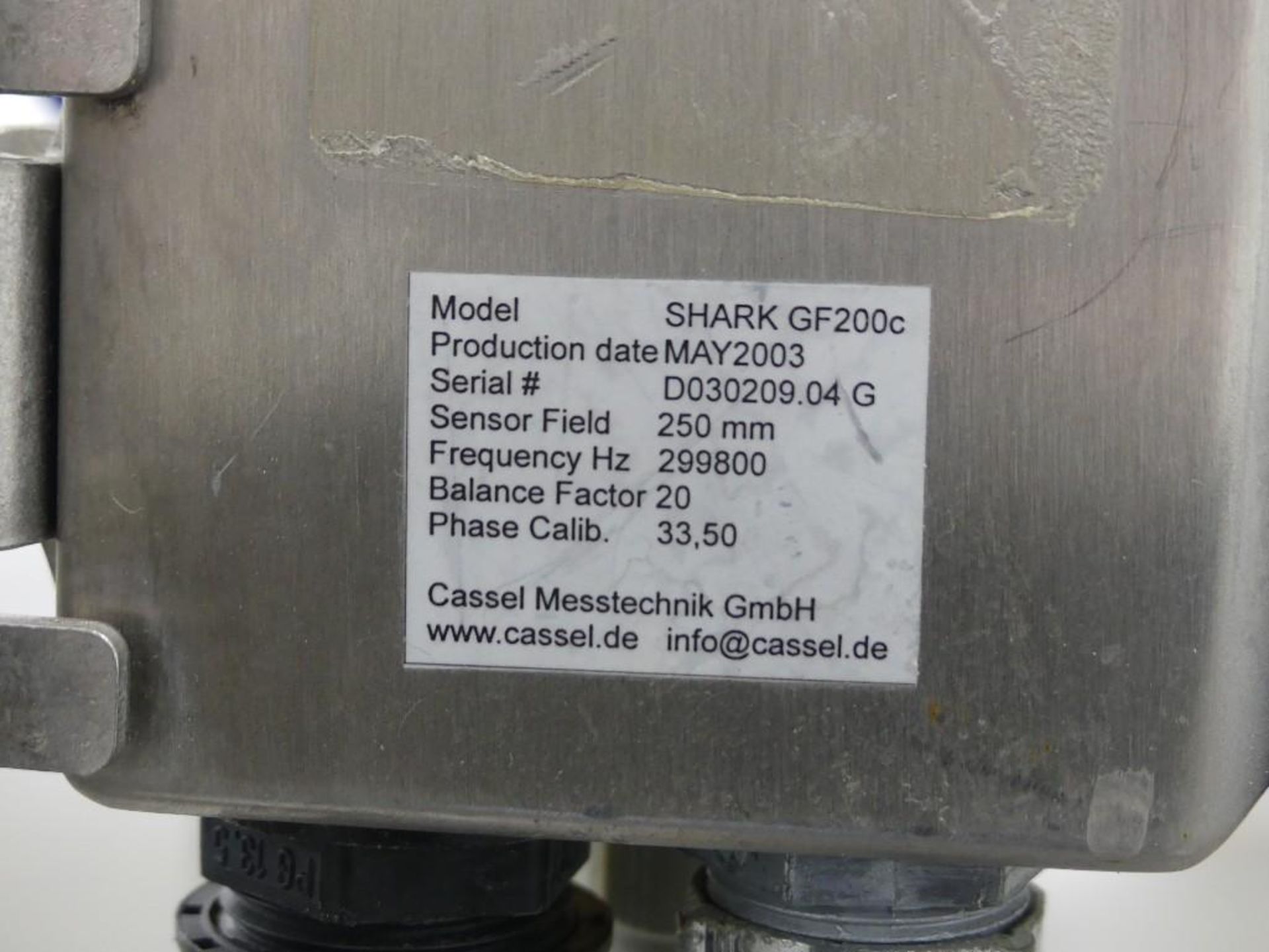 Cassel Shark GF200c Flow Through Metal Detector 7 3/4" - Image 14 of 14