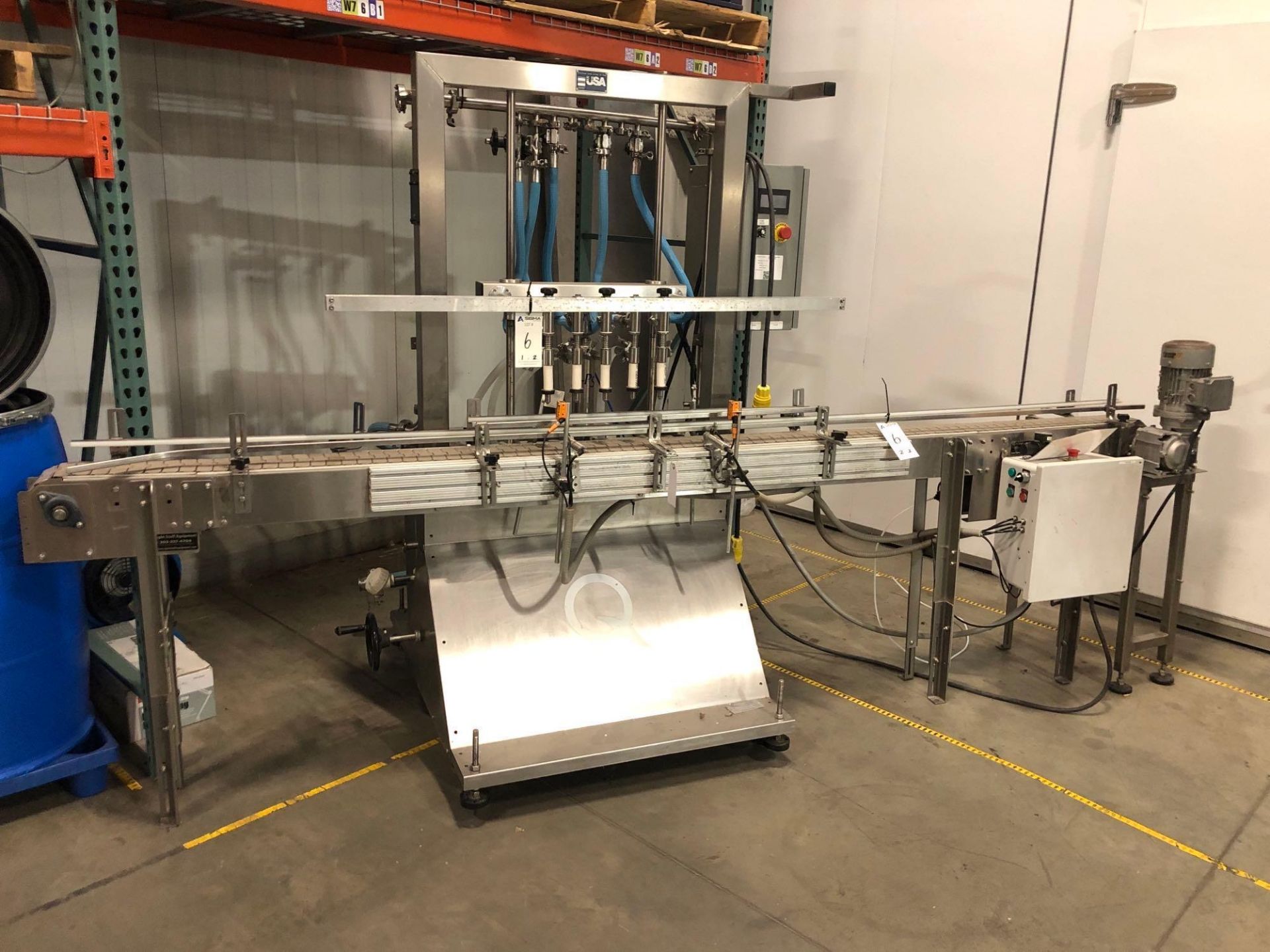 Liquid Packaging Solutions Inc 5 Head Piston Filler with Conveyor - Image 4 of 34