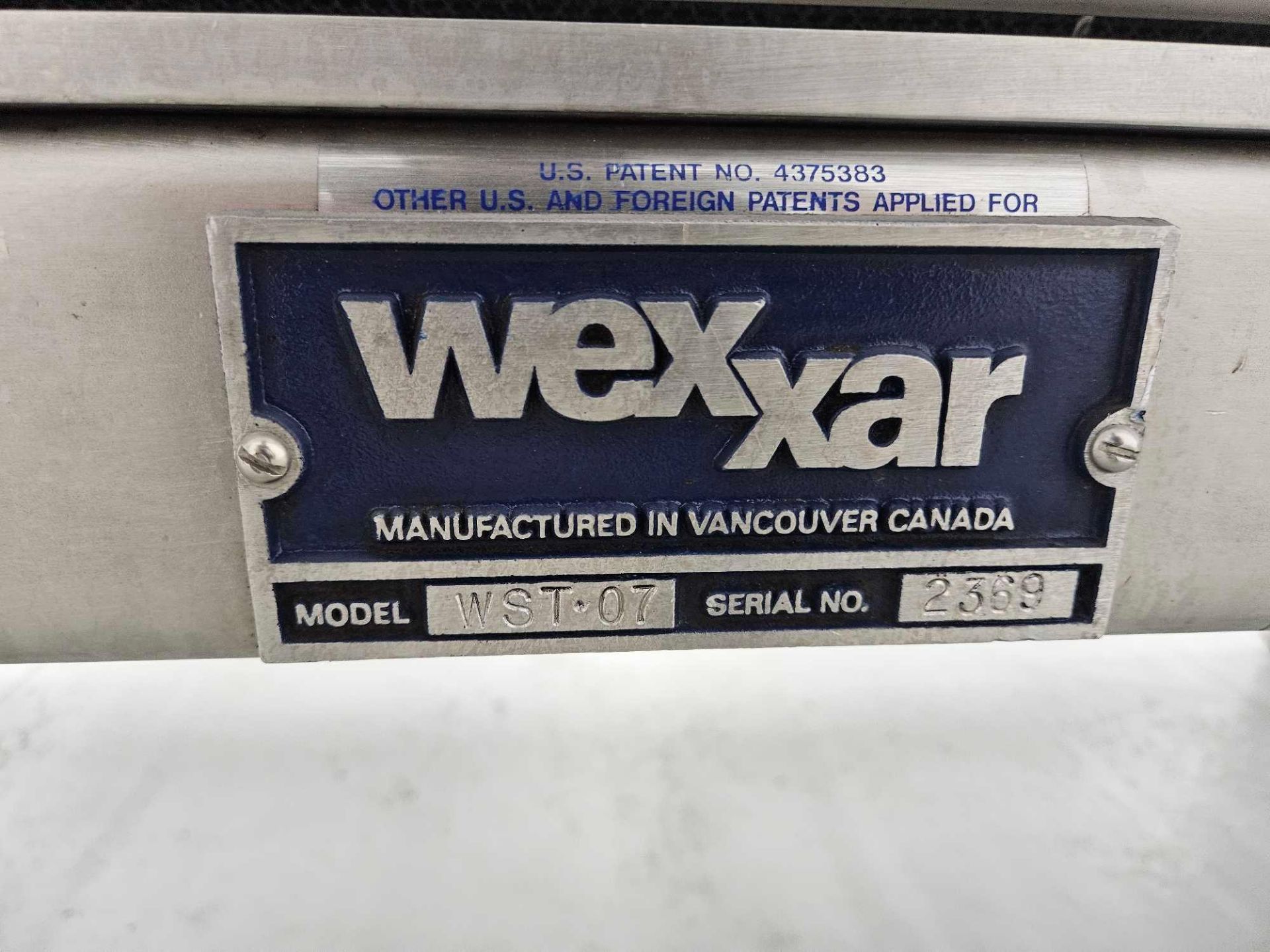 Wexxar Mfg. Model WST-07 Automatic Case Former - Image 3 of 11