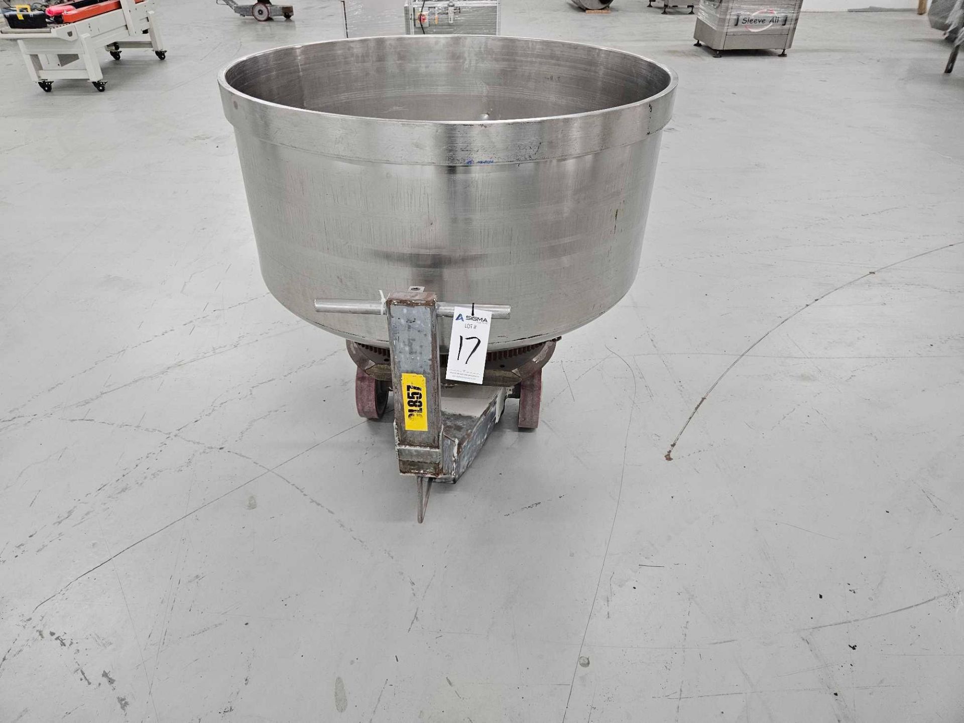 Mixing Bowl For VMI 550 AVI Paddle Mixer