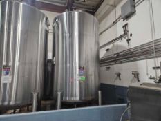 3,800 Gallon Stainless Steel Holding Tank