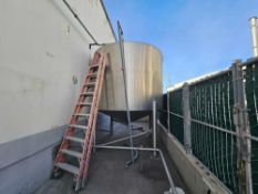 4,000 Gallon Stainless Steel Holding Tank