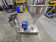 Ampco A3218MD-25T Dry Ingredient Blender on Stainless steel Cart
