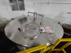 4,000 Gallon Stainless Steel Holding Tank