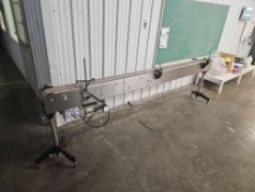 5 Inch Wide x 112 Inch Long Conveyor w/ .5 HP Motor