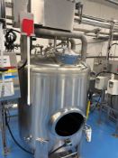 320 Gallon Stainless Steel Mixing Tank