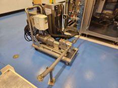 Flow Dynamics Dixon 5 Hp Pump on Stainless Steel Cart with Contol Panel