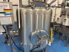 320 Gallon Stainless Steel Mixing Tank