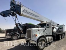 2014 Peterbilt 365 Quad/A Crane Truck w/ Manitex 50155SHL Crane