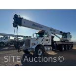 2015 Peterbilt 365 Quad/A Crane Truck w/ Manitex 50155SHL Crane