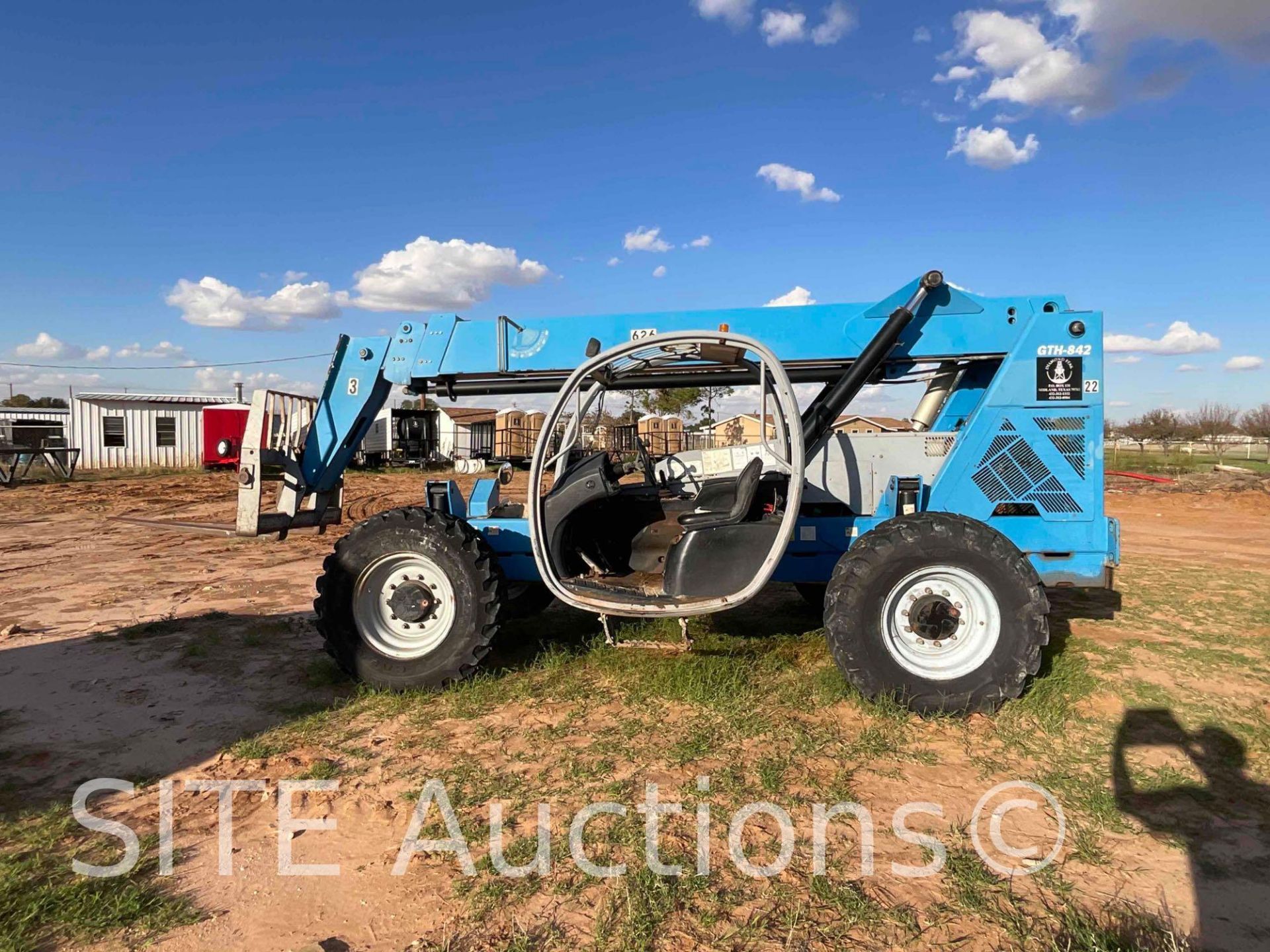 2008 Genie GTH842 4x4x4 Telescopic Forklift - Image 8 of 9