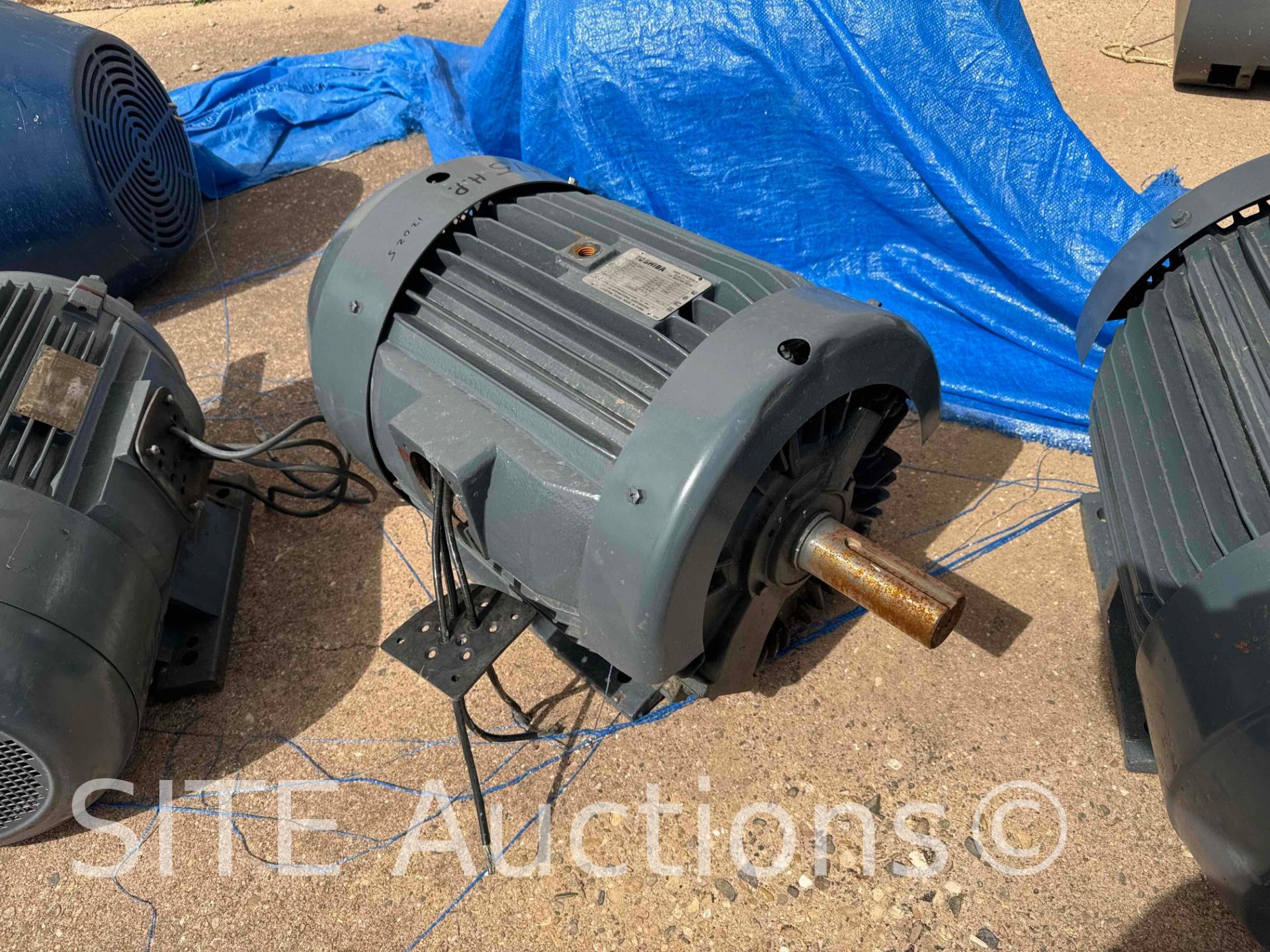 Toshiba 75HP Electric Motor - refurbished - Image 6 of 7