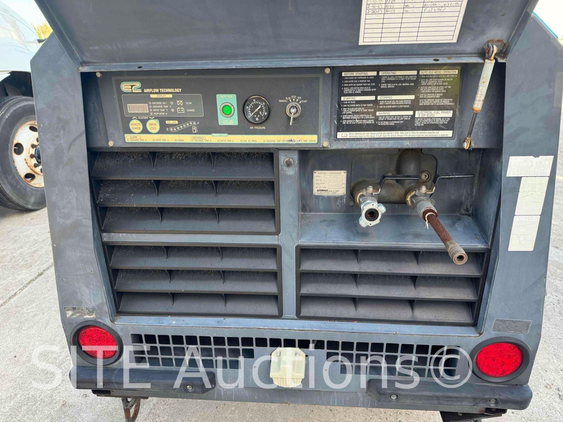 2012 Airman PDS185S Portable Air Compressor - Image 10 of 19