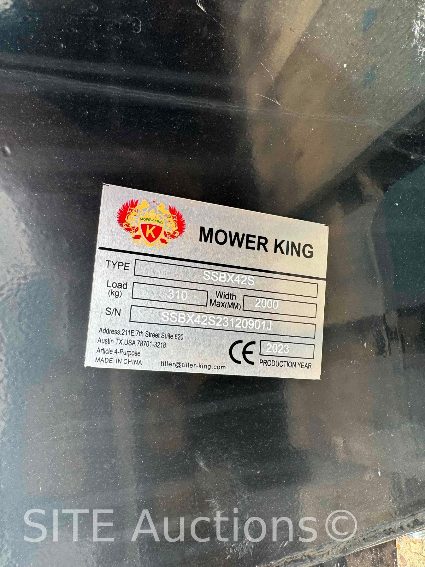 2023 Mower King SSBX42S Skid Steer Wood Chipper - Image 2 of 4