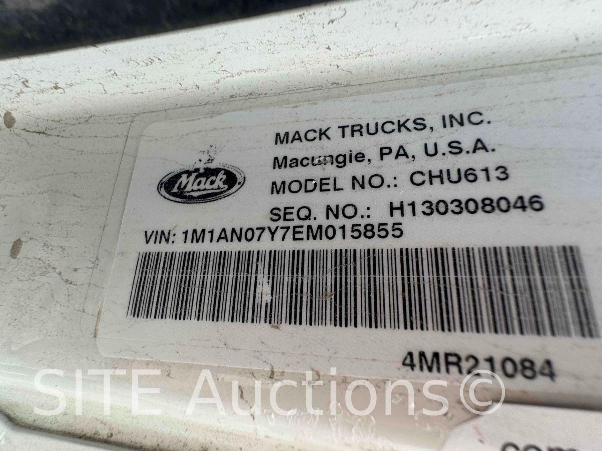 2014 Mack CHU613 T/A Sleeper Truck Tractor - Bild 9 aus 41