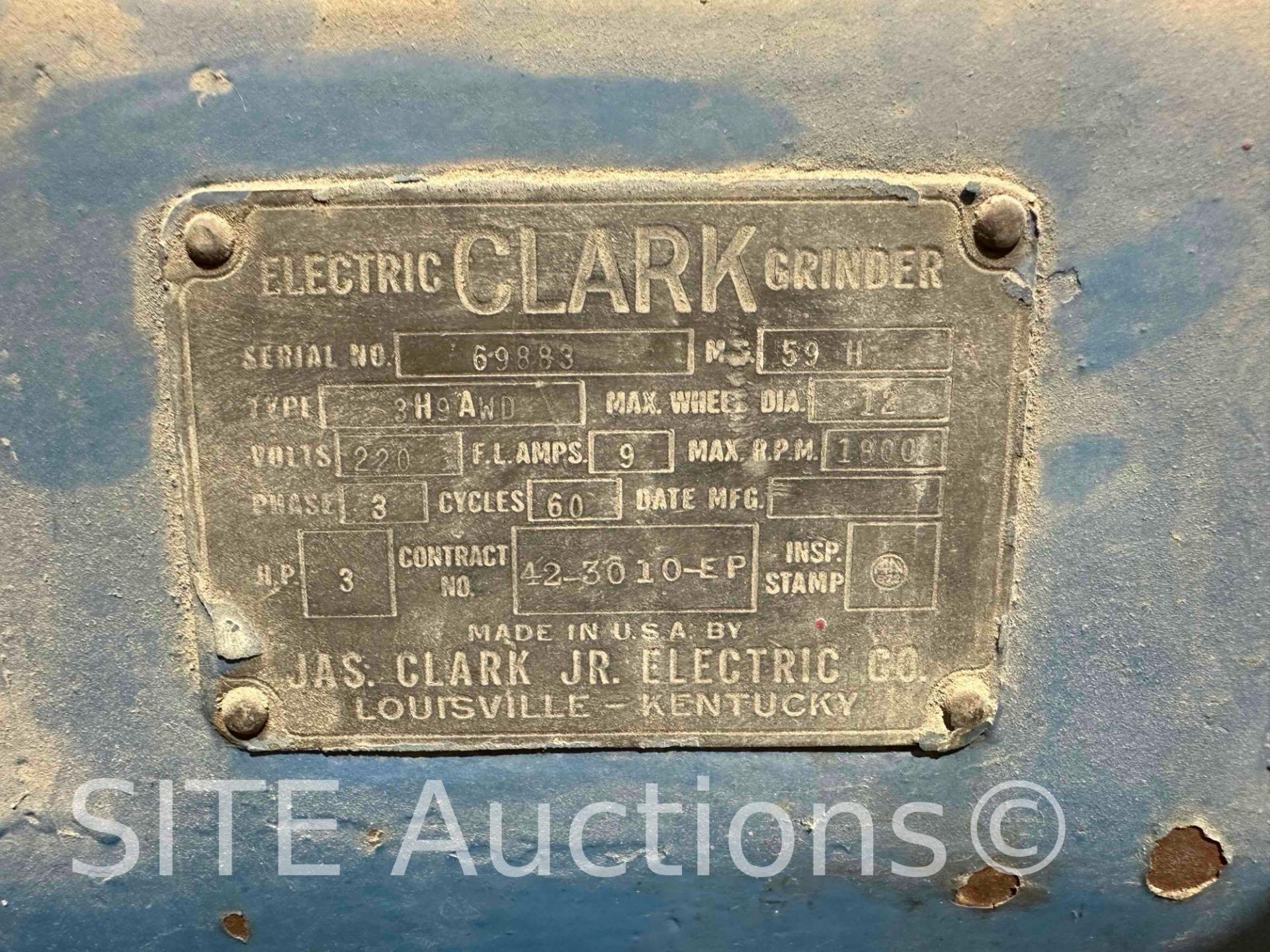 Clark Electric Grinder - Image 4 of 4