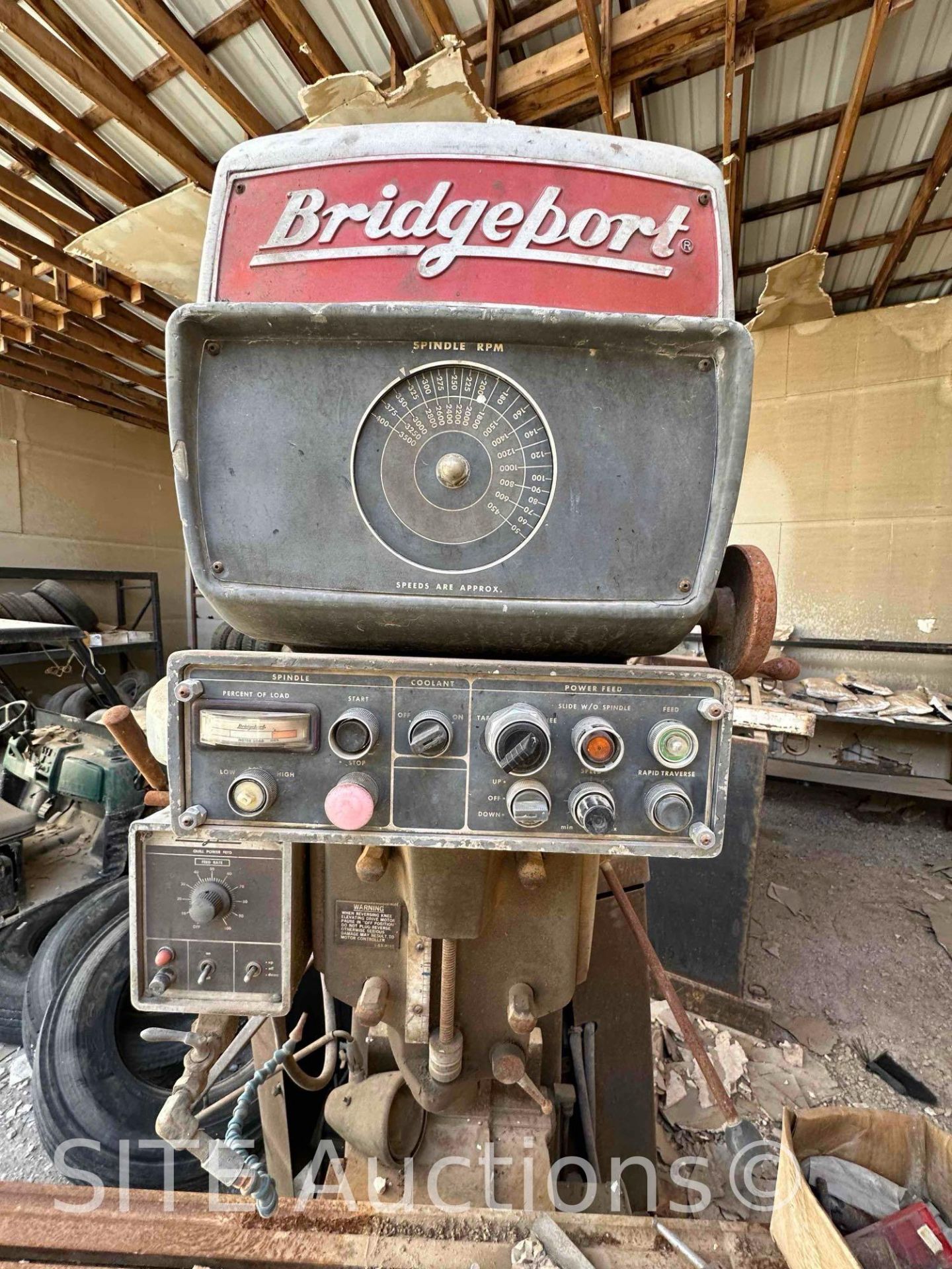 Bridgeport Milling Machine - Image 10 of 15