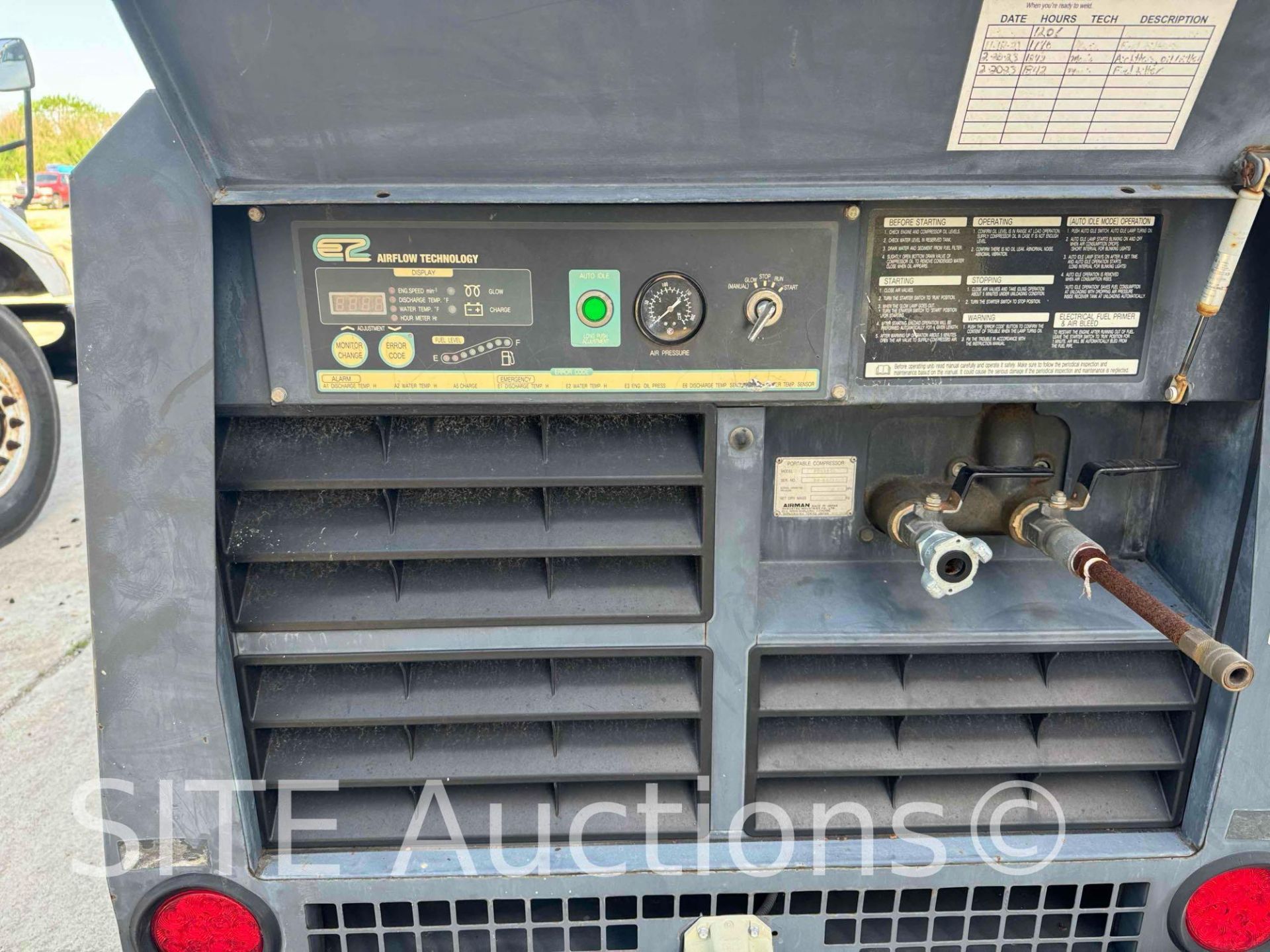 2012 Airman PDS185S Portable Air Compressor - Image 11 of 19