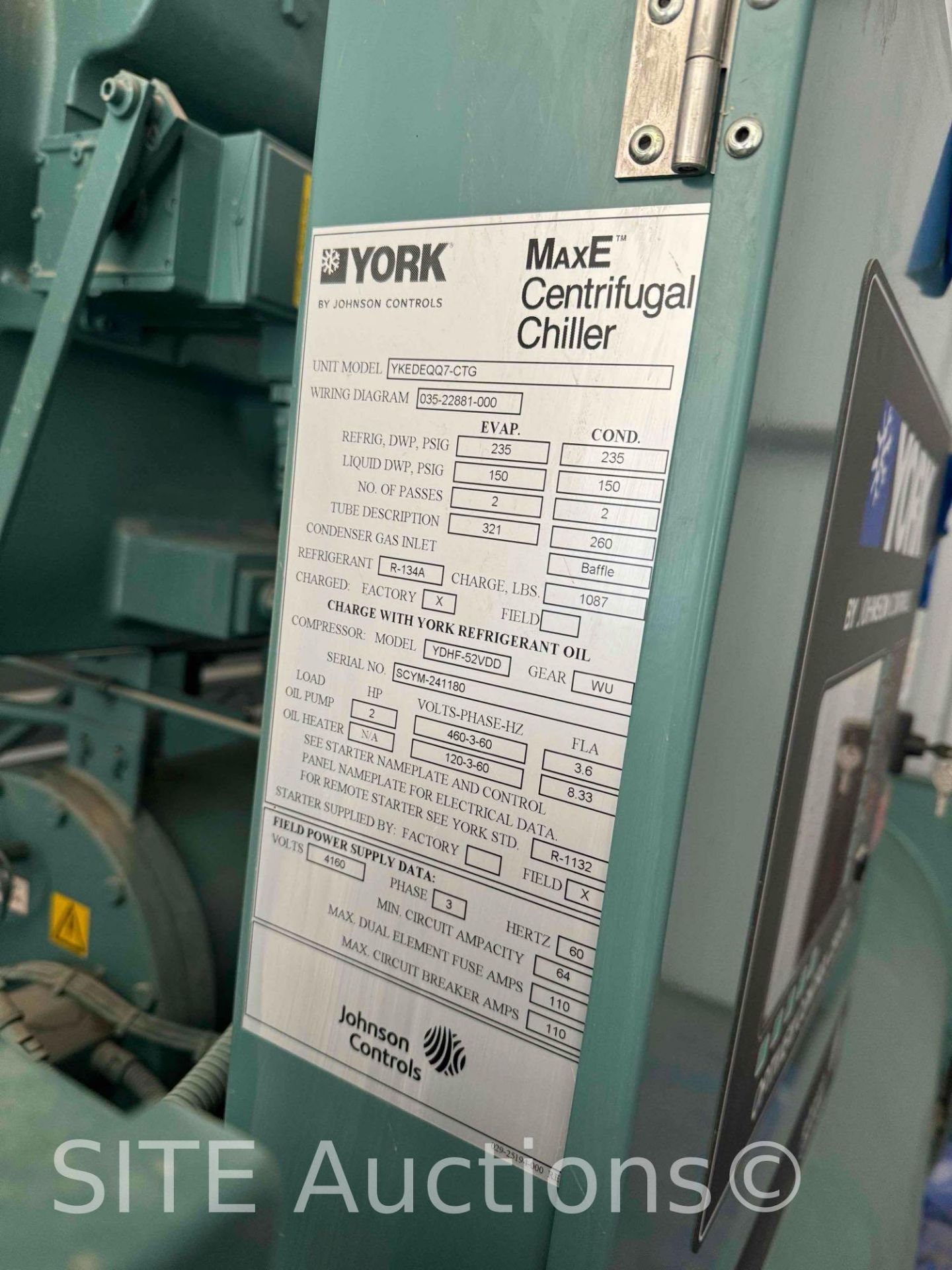 UNUSED 2012 York by Johnson Controls MaxE Centrifugal Chiller - Image 11 of 19