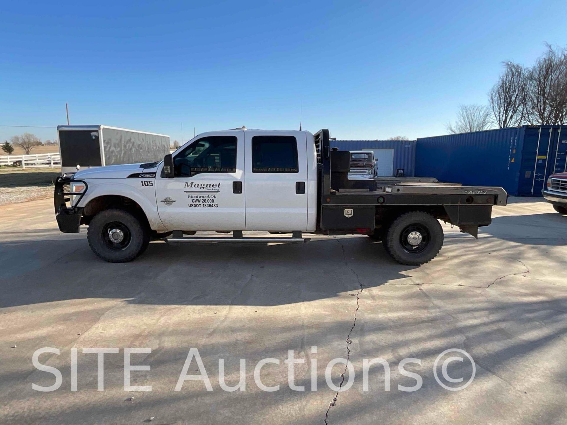 2011 Ford F250 SD Crew Cab Flatbed Truck - Image 8 of 31