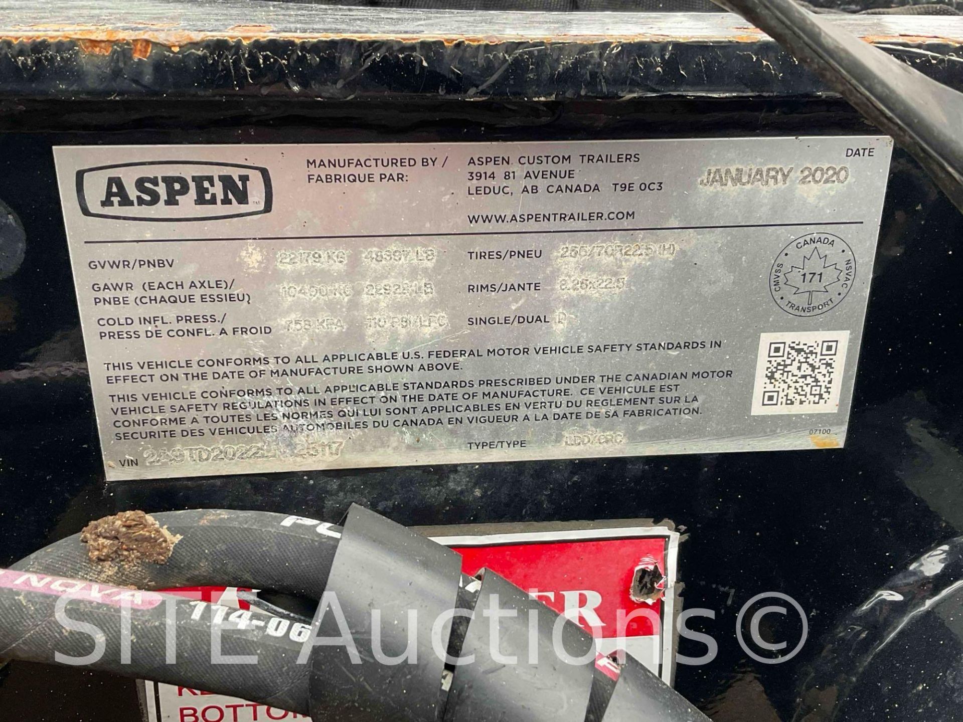 2020 Aspen T/A LDD/CRC Pin-On Trailer - Image 21 of 22