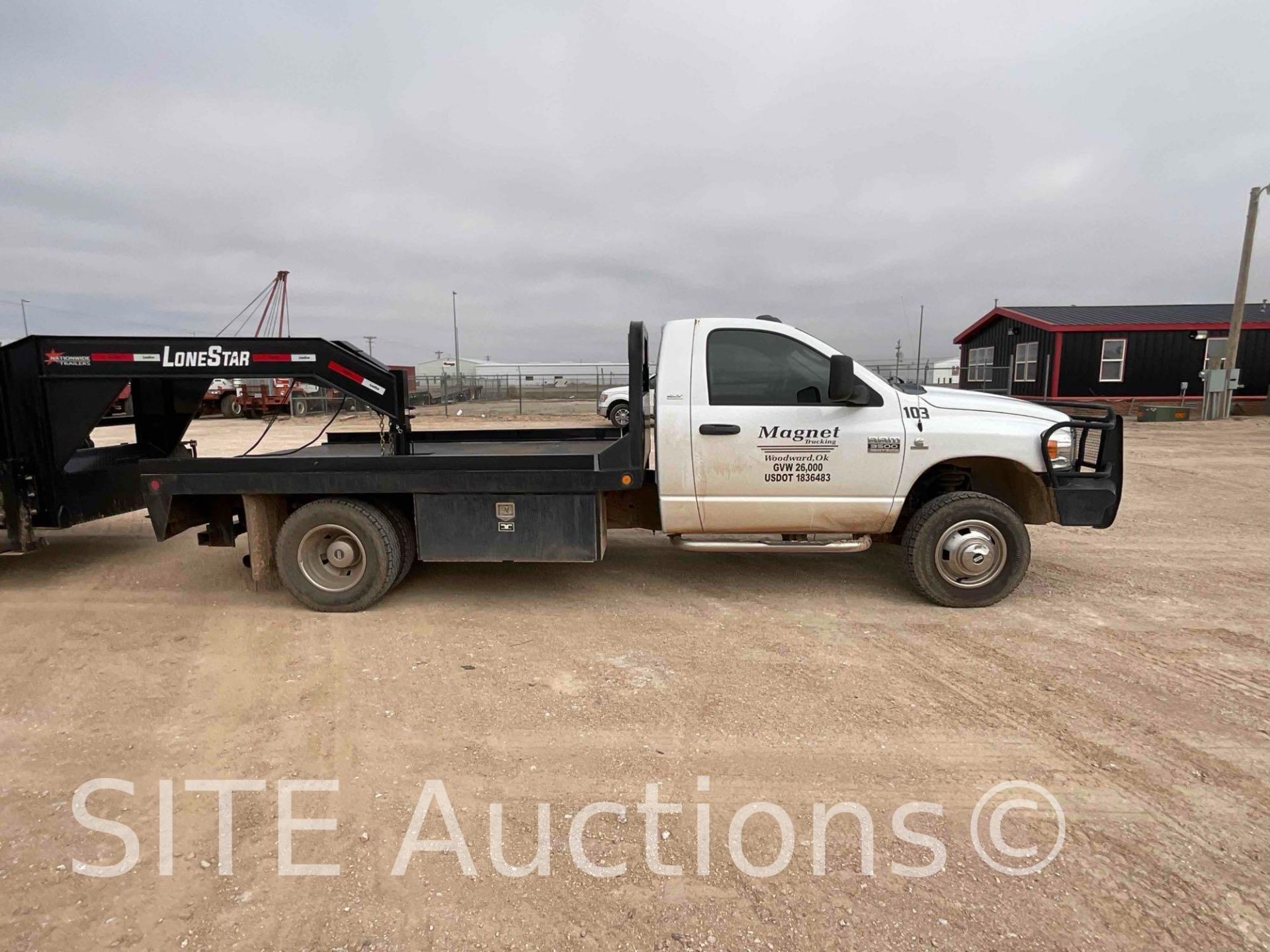 2007 Dodge Ram 3500 Single Cab Flatbed Truck - Image 4 of 23