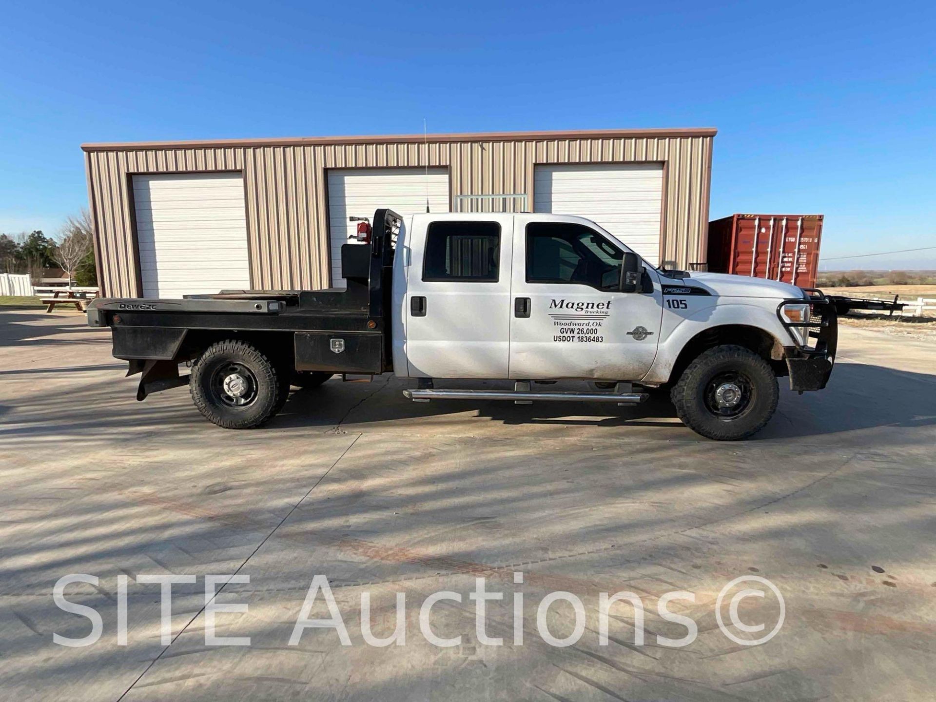 2011 Ford F250 SD Crew Cab Flatbed Truck - Image 4 of 31