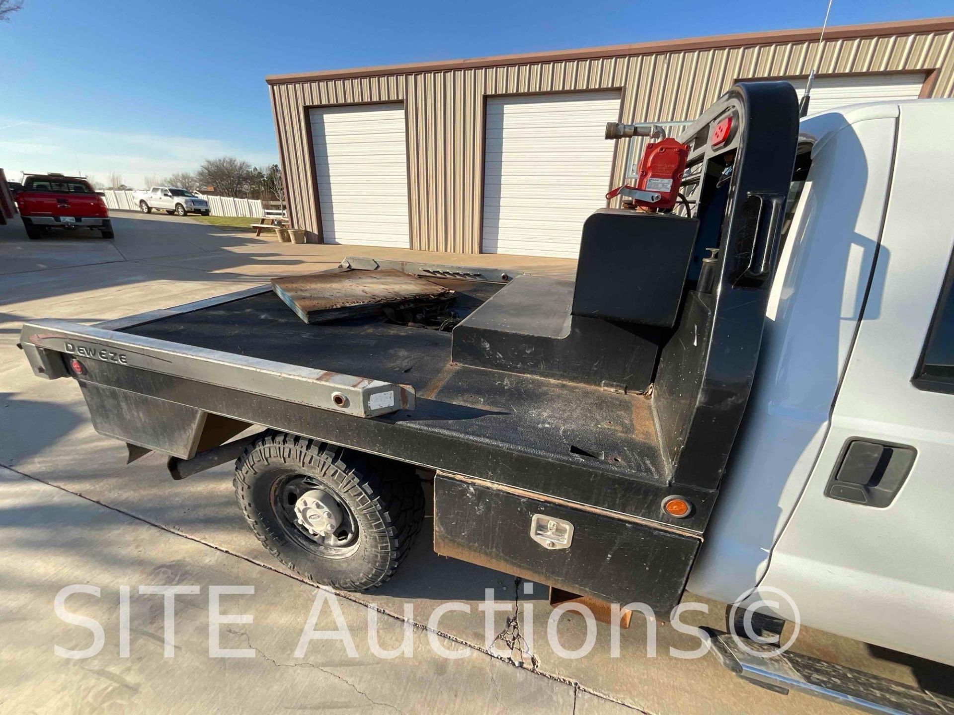 2011 Ford F250 SD Crew Cab Flatbed Truck - Image 13 of 31