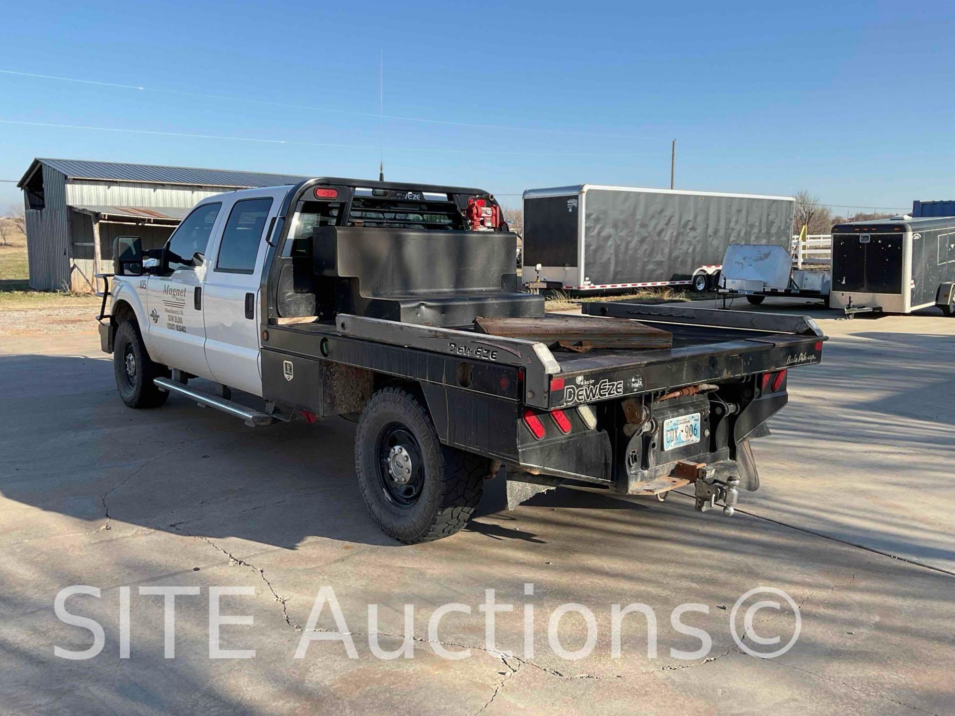 2011 Ford F250 SD Crew Cab Flatbed Truck - Image 7 of 31