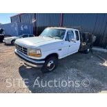 1993 Ford F350 SD Extended Cab Flatbed Truck