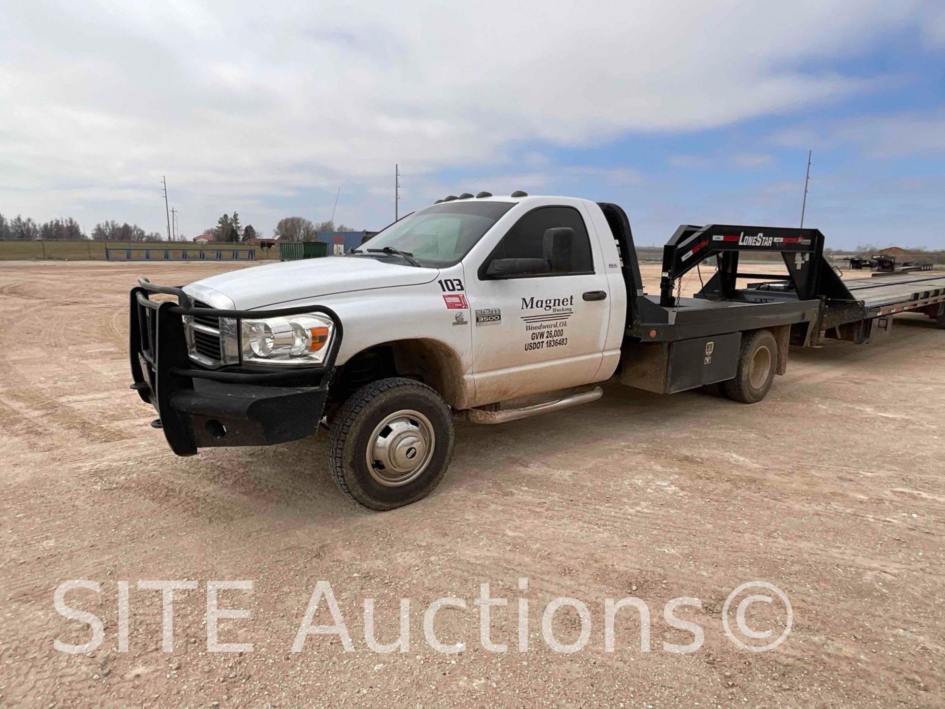 2007 Dodge Ram 3500 Single Cab Flatbed Truck