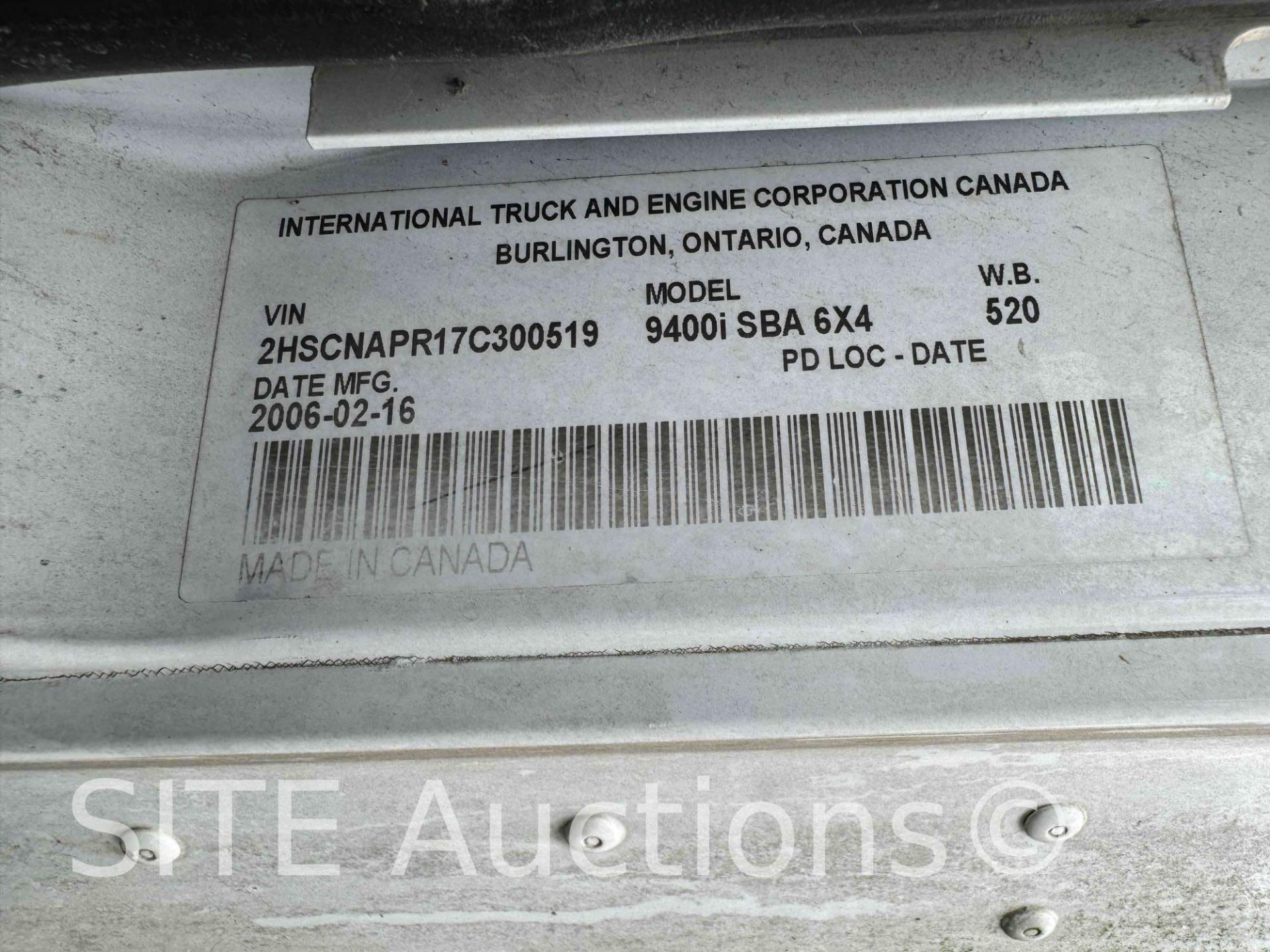 2007 International 9400i T/A Sleeper Truck Tractor - Image 7 of 27