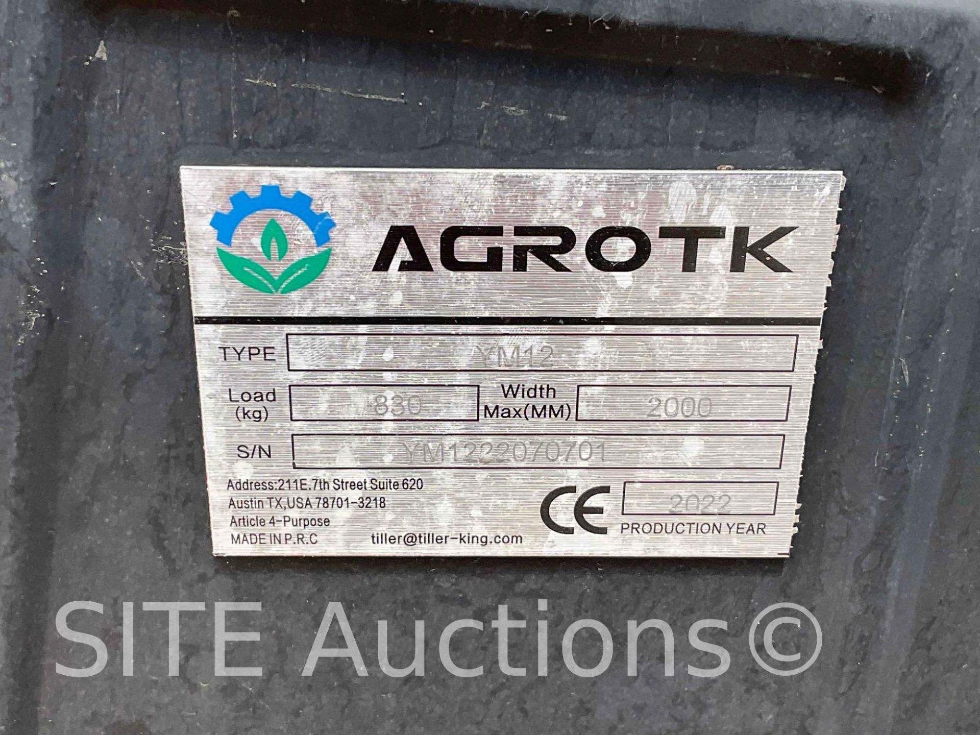 2022 Agrotk YM12 Mini Excavator - Image 19 of 19