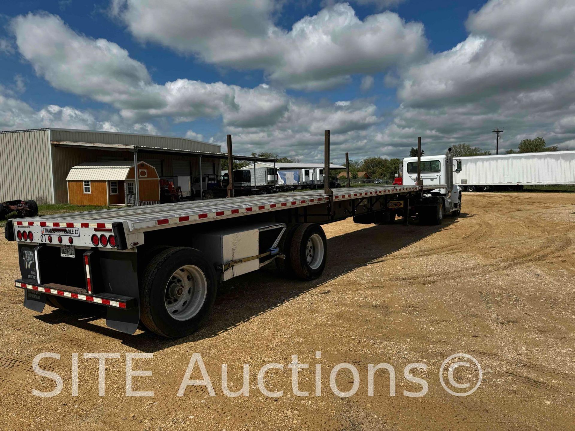 2013 Transcraft Eagle II T/A Flatbed Trailer - Image 4 of 8