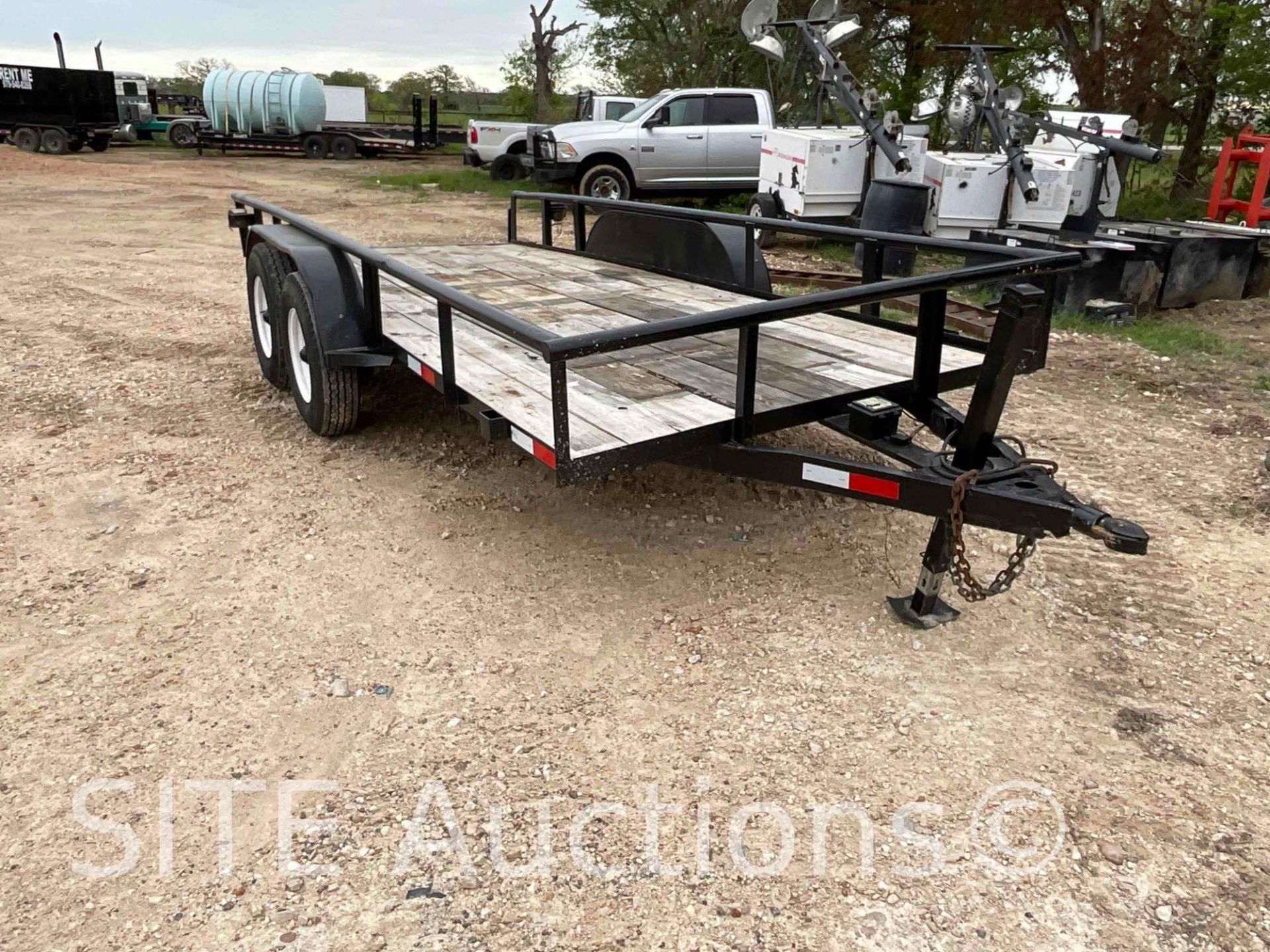 16ft. T/A Flatbed Trailer - Image 3 of 11