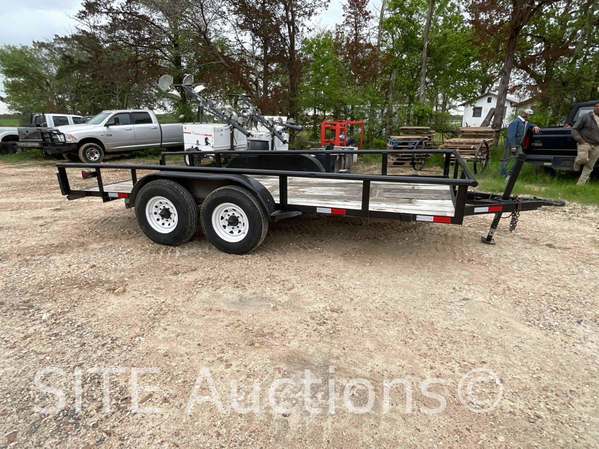 16ft. T/A Flatbed Trailer - Image 4 of 11