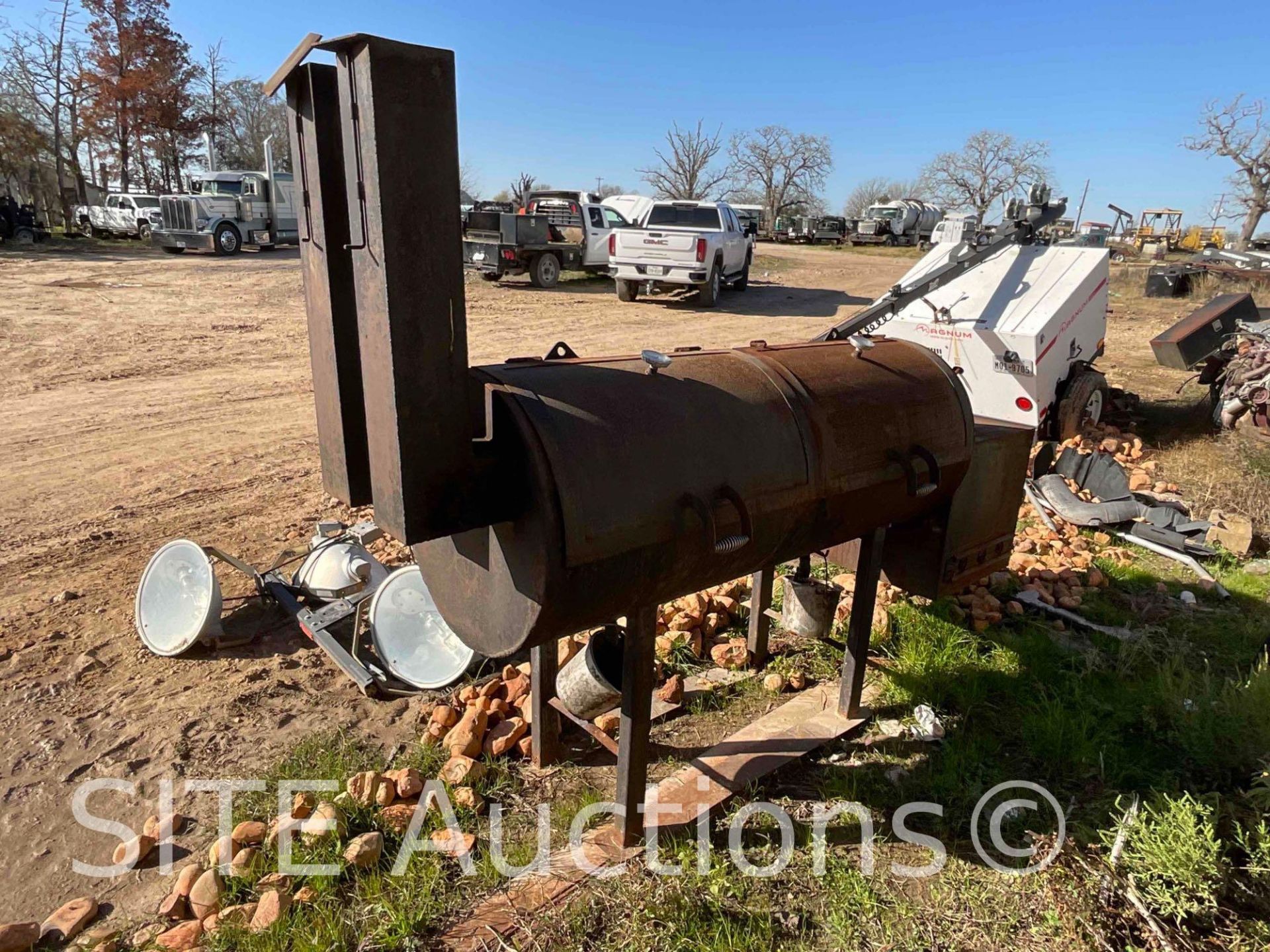 Offset BBQ Smoker