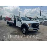 2017 Ford F550 SD Single Cab Flatbed Truck