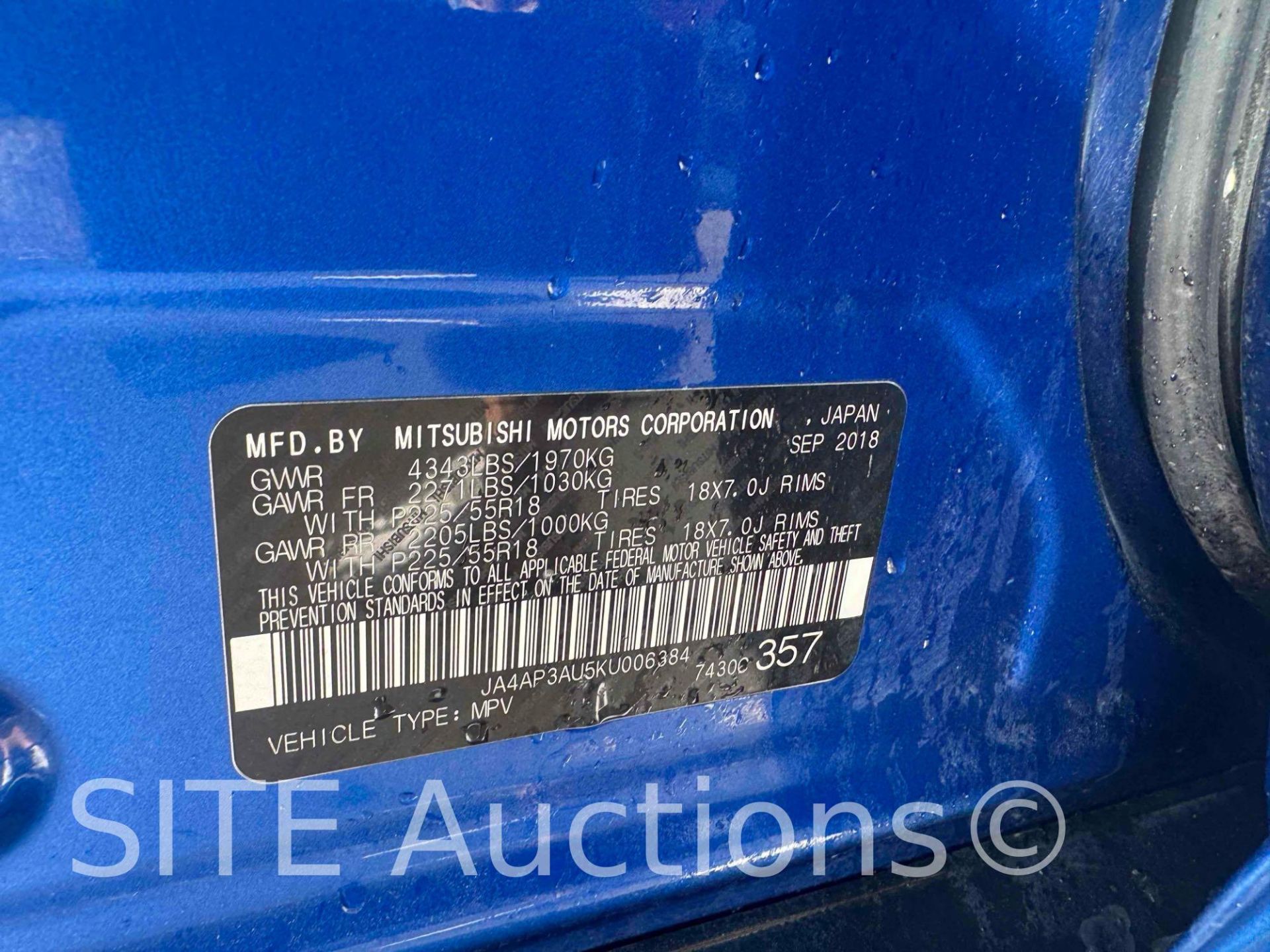 2019 Mitsubishi Outlander Sport - Image 7 of 22