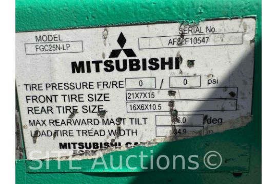 2007 Mitsubishi FGC25N Forklift - Image 18 of 25