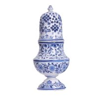 18th/19th Century, A Delft blue and white caster