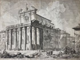 Giovanni Battista Piranesi (1720 - 1778), Two Roman Views