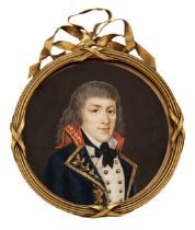 French, 18th Century, A miniature of Napoleon Bonaparte