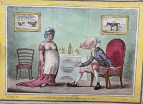 James Gillray (1756 - 1815), And Wouldst Thou Turn The Vile Reproach On Me