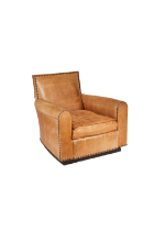 Ralph Lauren, Vintage, A tan leather Macintyre club armchair