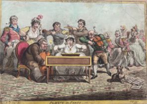 James Gillray (1756 - 1815), Playing In Parts