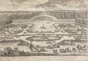 NO RESERVE: French, Late 17th / Early 18th Century, Le Grand Parterre D'eau et Le Canal